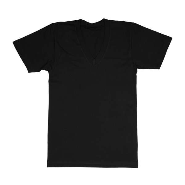 Los Angeles Apparel 24056 Fine Jersey V-Neck T-Shirt
