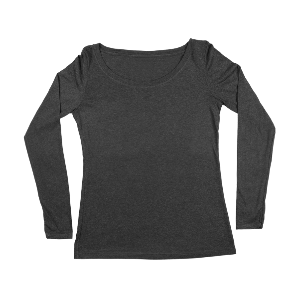 Next Level 6731 Women’s Tri-Blend Long Sleeve Scoop T-Shirt